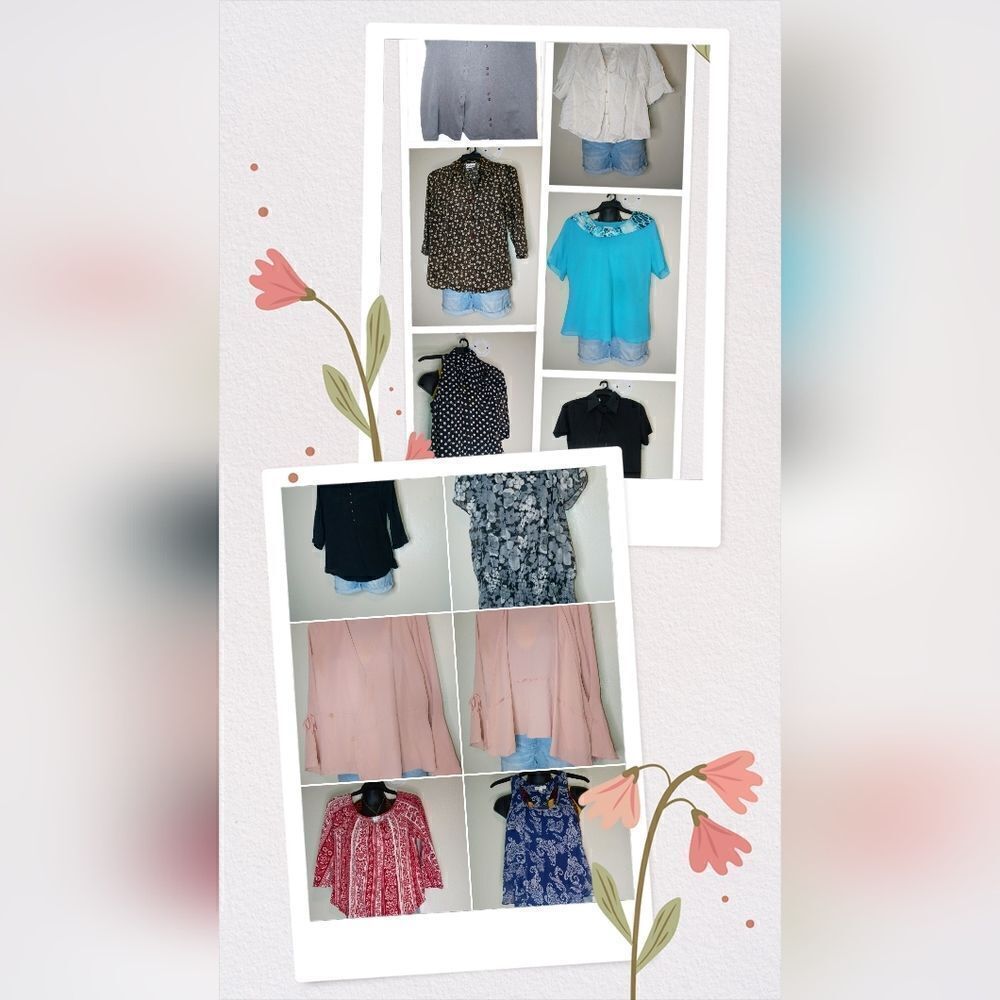 Sale Ends Xmas On Pink Cardigan. Priced For One blouse 